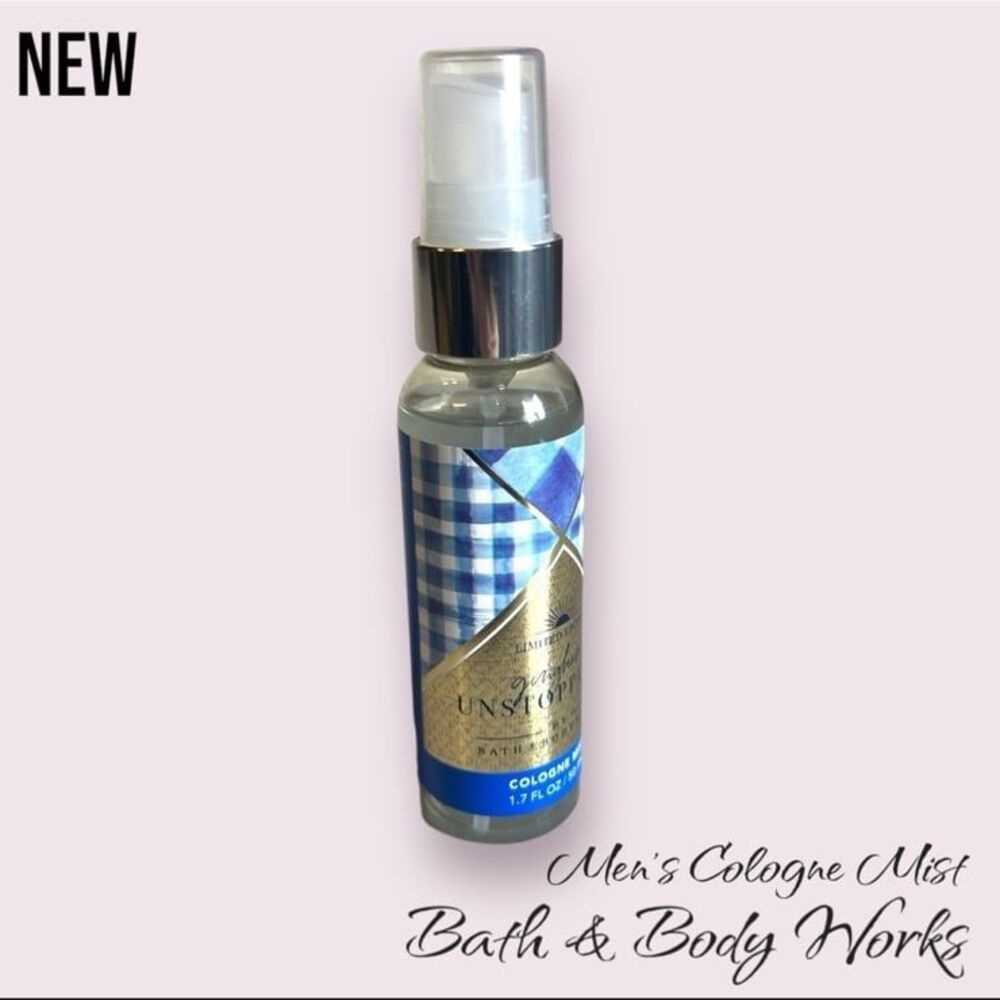 New Bath & Body BBW Works Gingham Unstoppable Cologne Mist 1.7fl oz - Picture 4 of 6